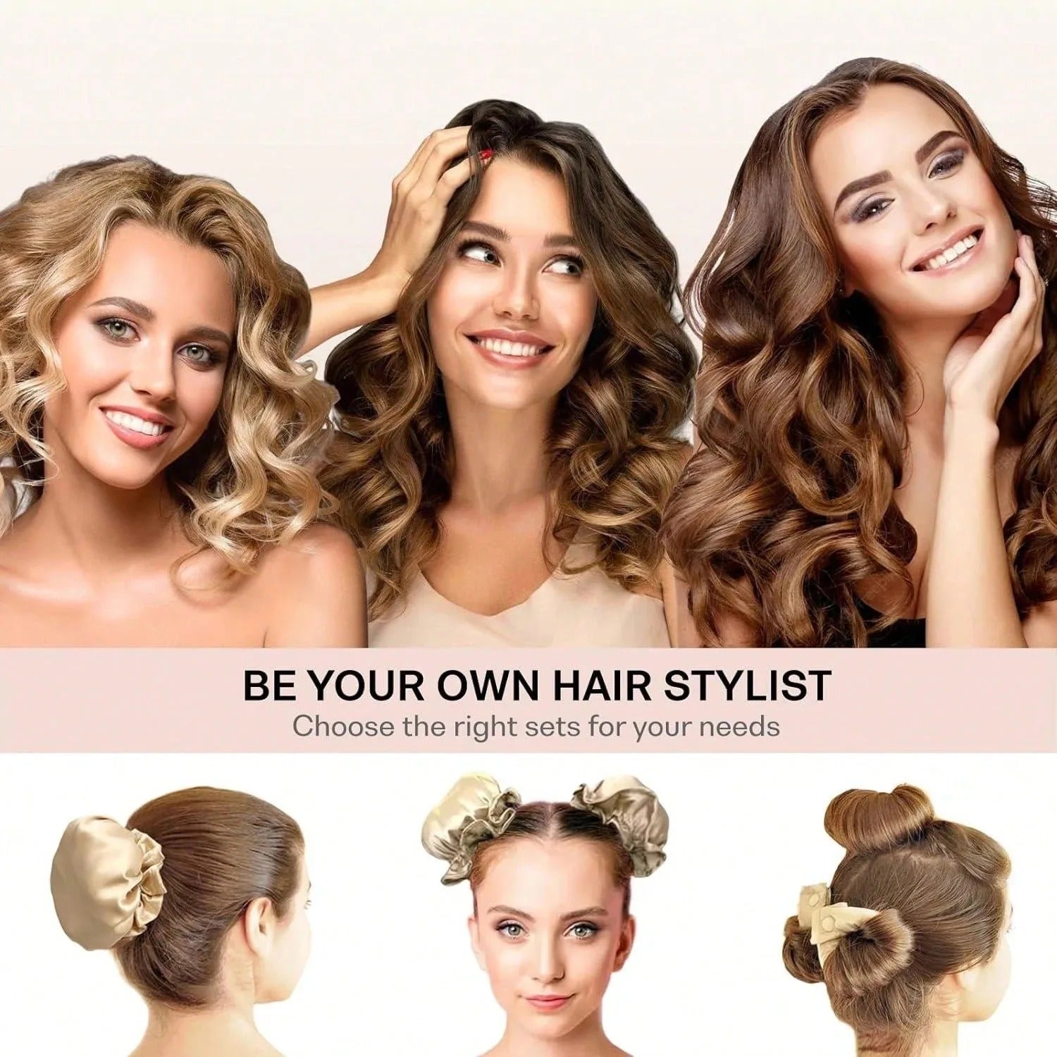 SatinWave Heatless Curl Kit