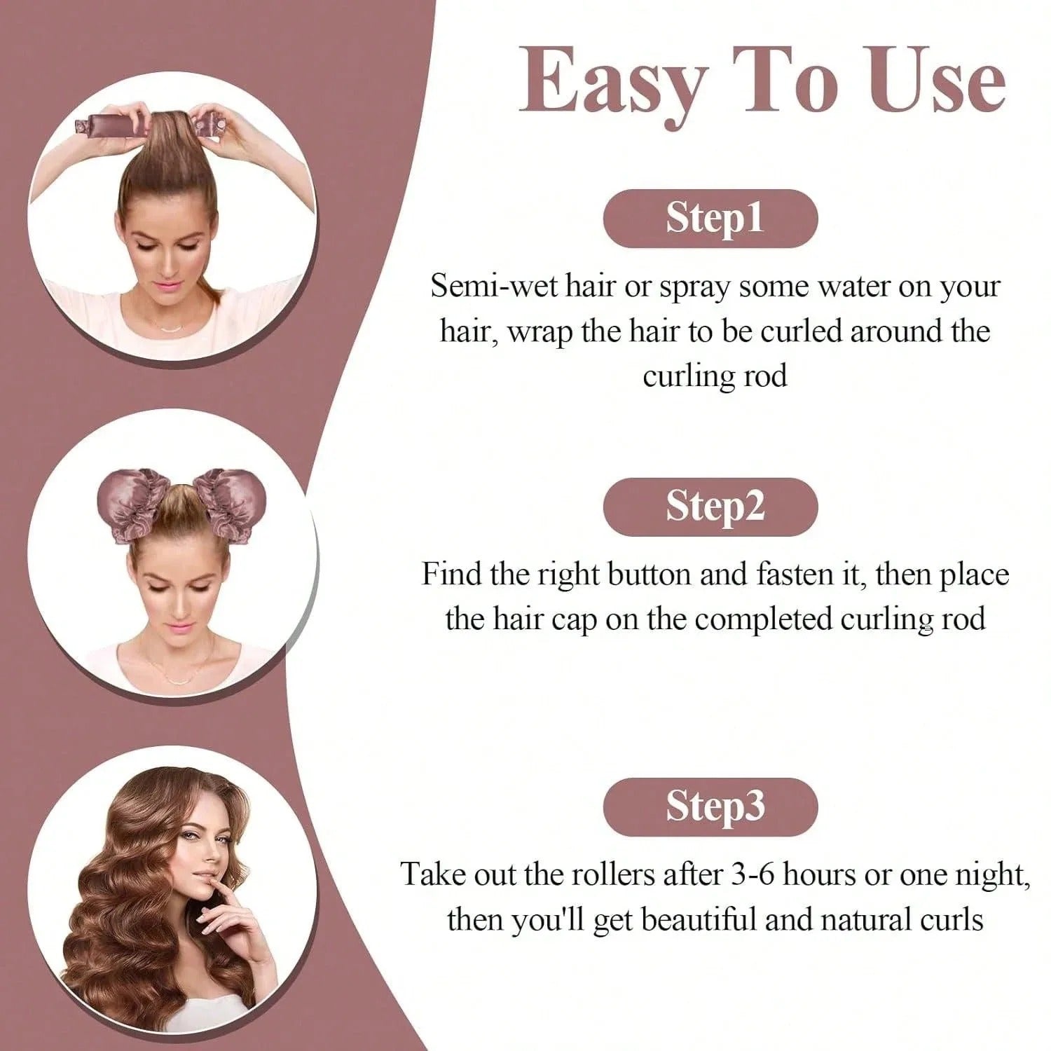 SatinWave Heatless Curl Kit